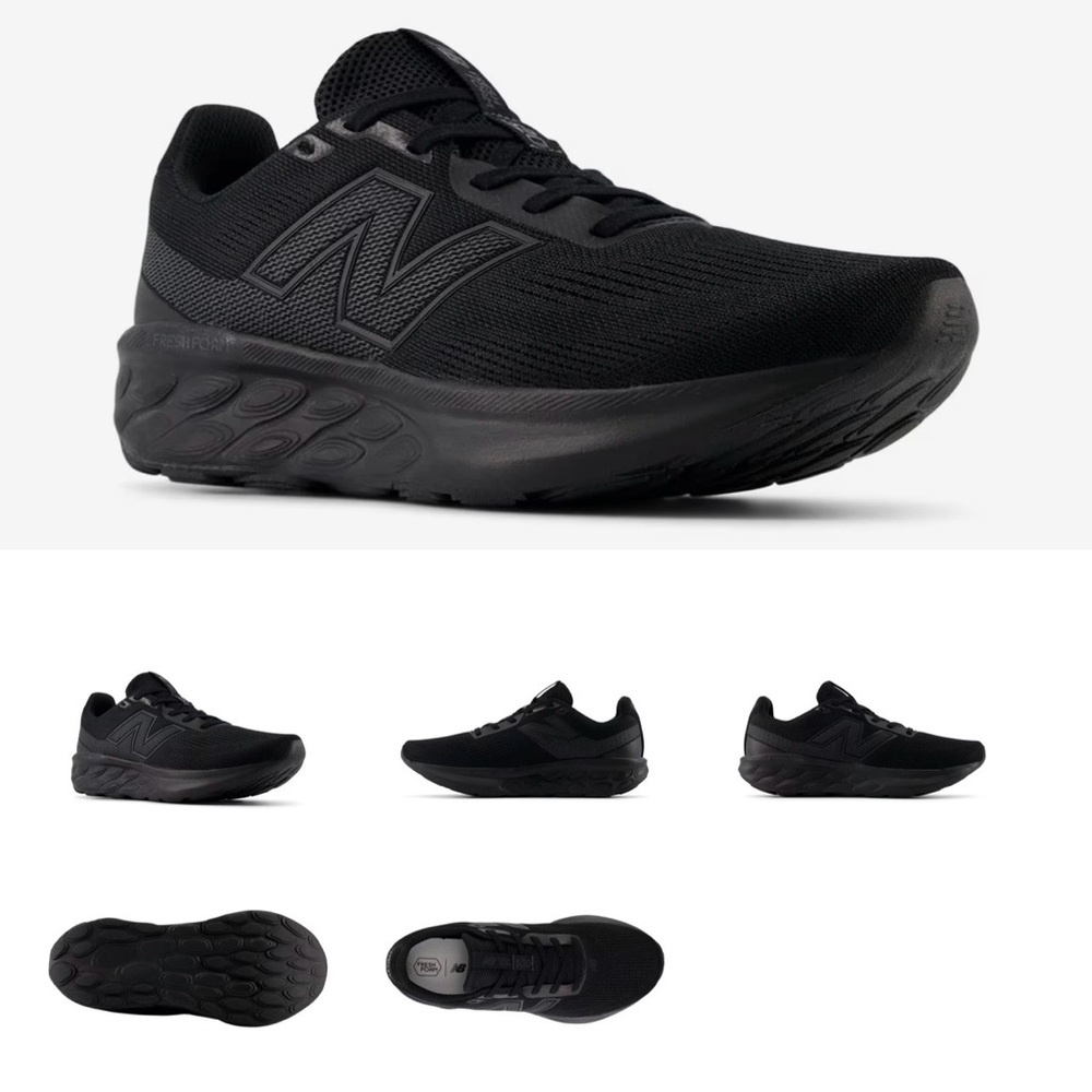 New Balance Men’s Black Running Shoes